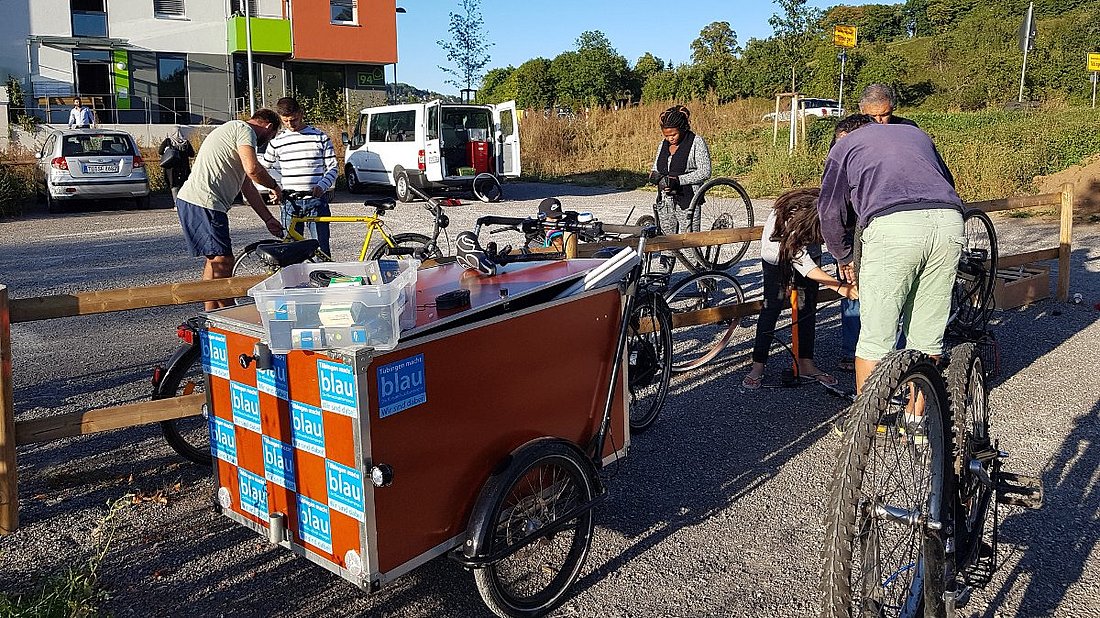Gepäckträger Fahrrad und Elektrowerkstatt kit