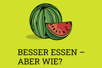 Cover der Broschüre, Titelbild ist eine gezeichnete Melone
