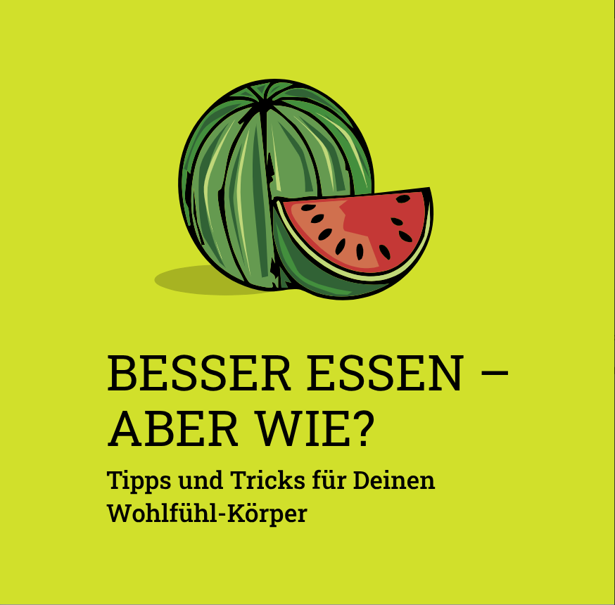 Cover der Broschüre, Titelbild ist eine gezeichnete Melone